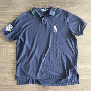 POLO RALPH LAUREN| CUSTOM FIT WIMBLEDON TENNIS BIG PONY POLO
